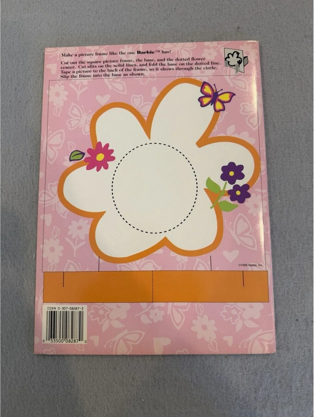 Vintage 1998 Barbie Giant Color/Activity Book Golden Books New Unused Rare